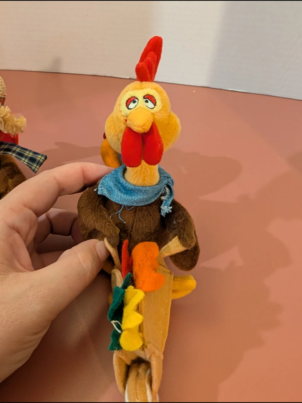 Lot of TWO (2) Gund Fallin' Into Autumn Zip Along Turkeys